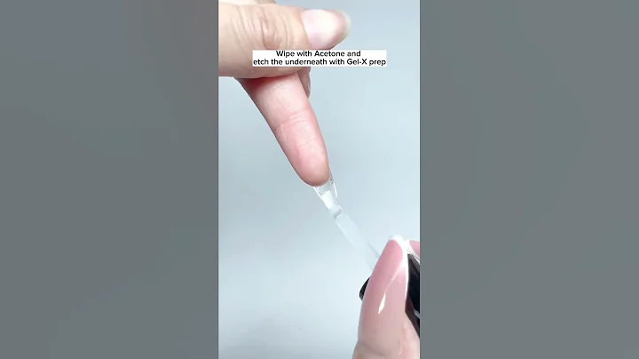 How to fix if you’ve applied and cured too much Extend Gel? #apresgelx #apresnail #apres