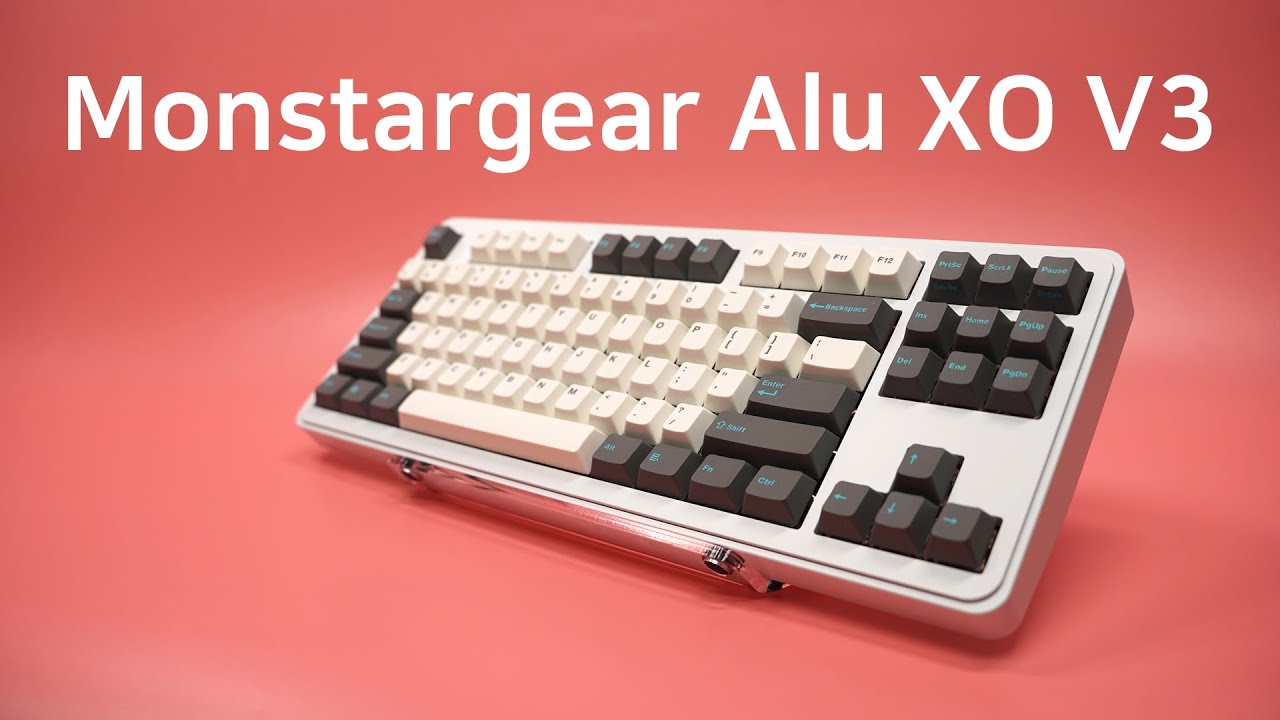 Typing sound] 몬스타기어 Monstargear Alu XO V3 - YouTube