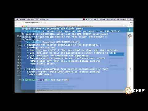Getting Started with Chef Habitat Part 5: The Supervisor (Demo)
