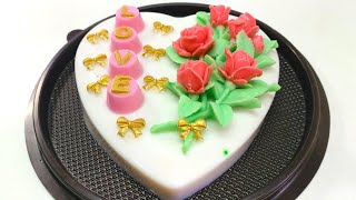 Rose Valentine Jelly Cake I How To Jelly