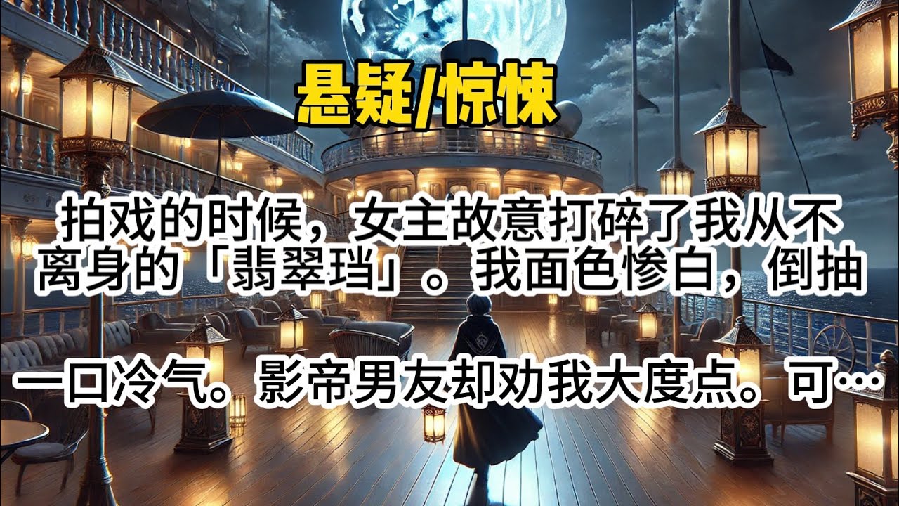 拍戏的时候，女主故意打碎了我从不离身的翡翠，我面色惨白，倒抽一口冷气，影帝男友却劝我大度点…