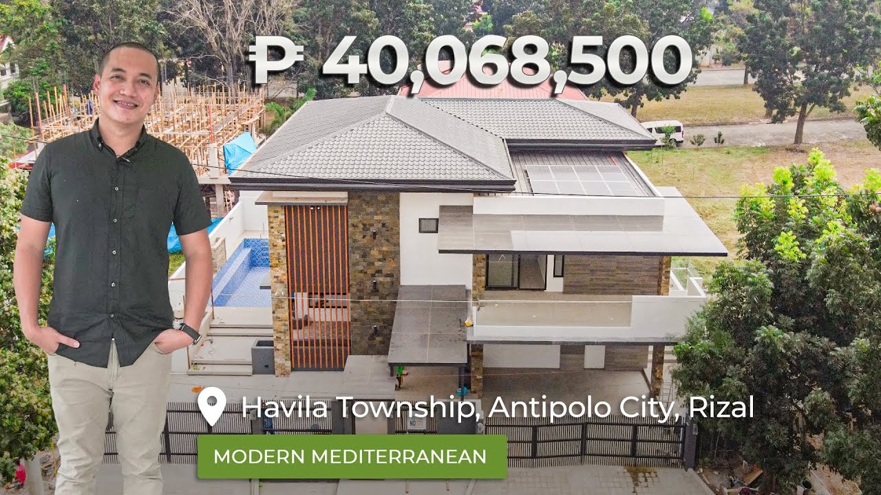 House Tour AMH40 | Modern Mediterranean Home for sale in Havila Township, Antipolo City