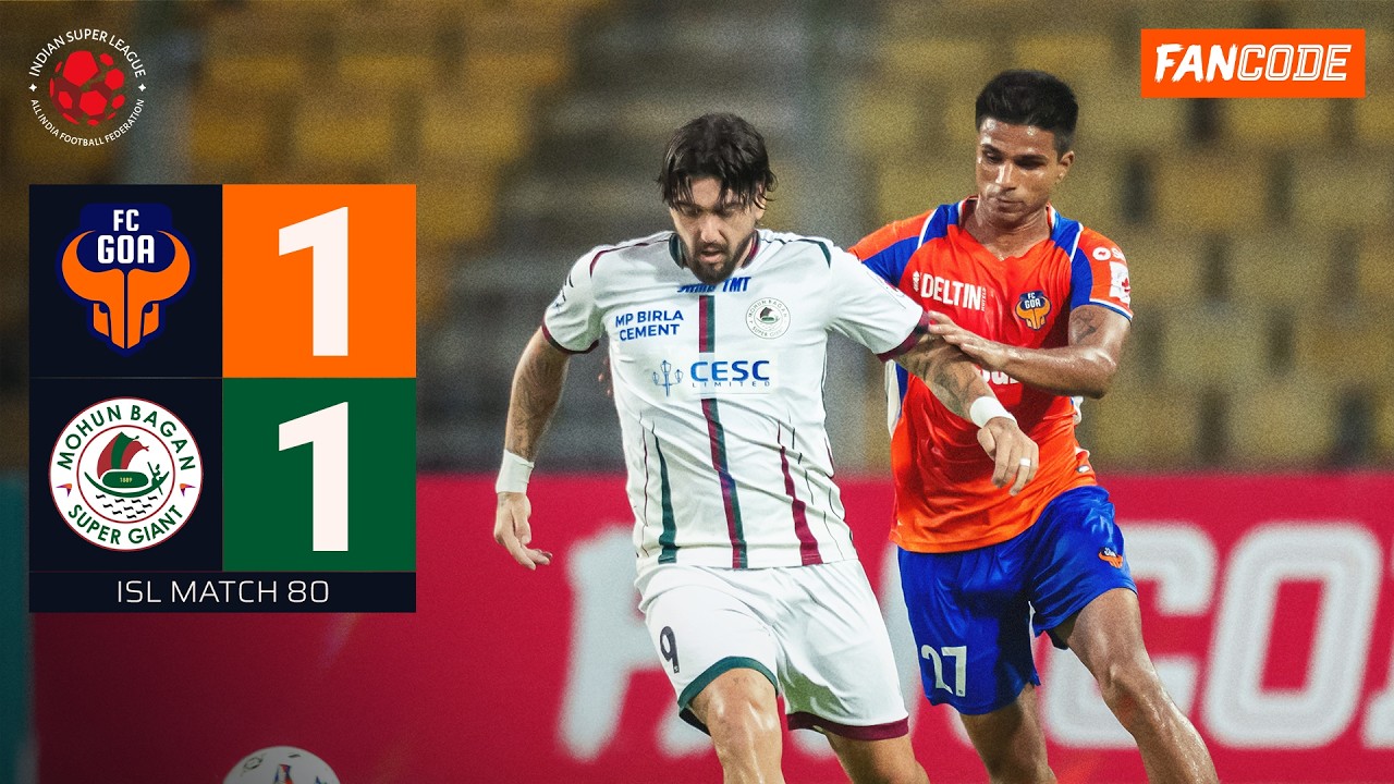 Another Twist In The ISL Title Race As FC Goa Hold Mohun Bagan To A Draw | ISL 2025-26 Highlights