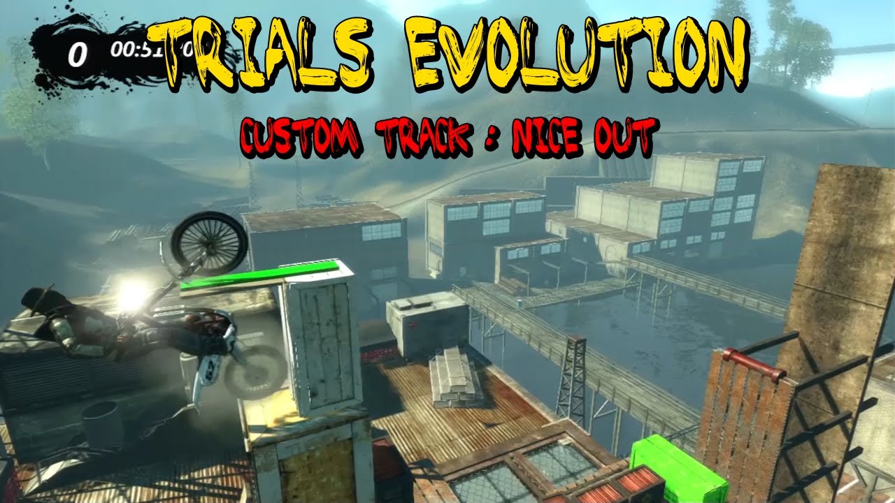 Trials Evolution - Nice Out - Custom track (ninja level 4) - YouTube
