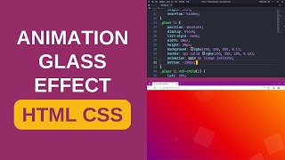 #12 Animation Glass Effect | HTML CSS | WebDesign | ThinhPham
