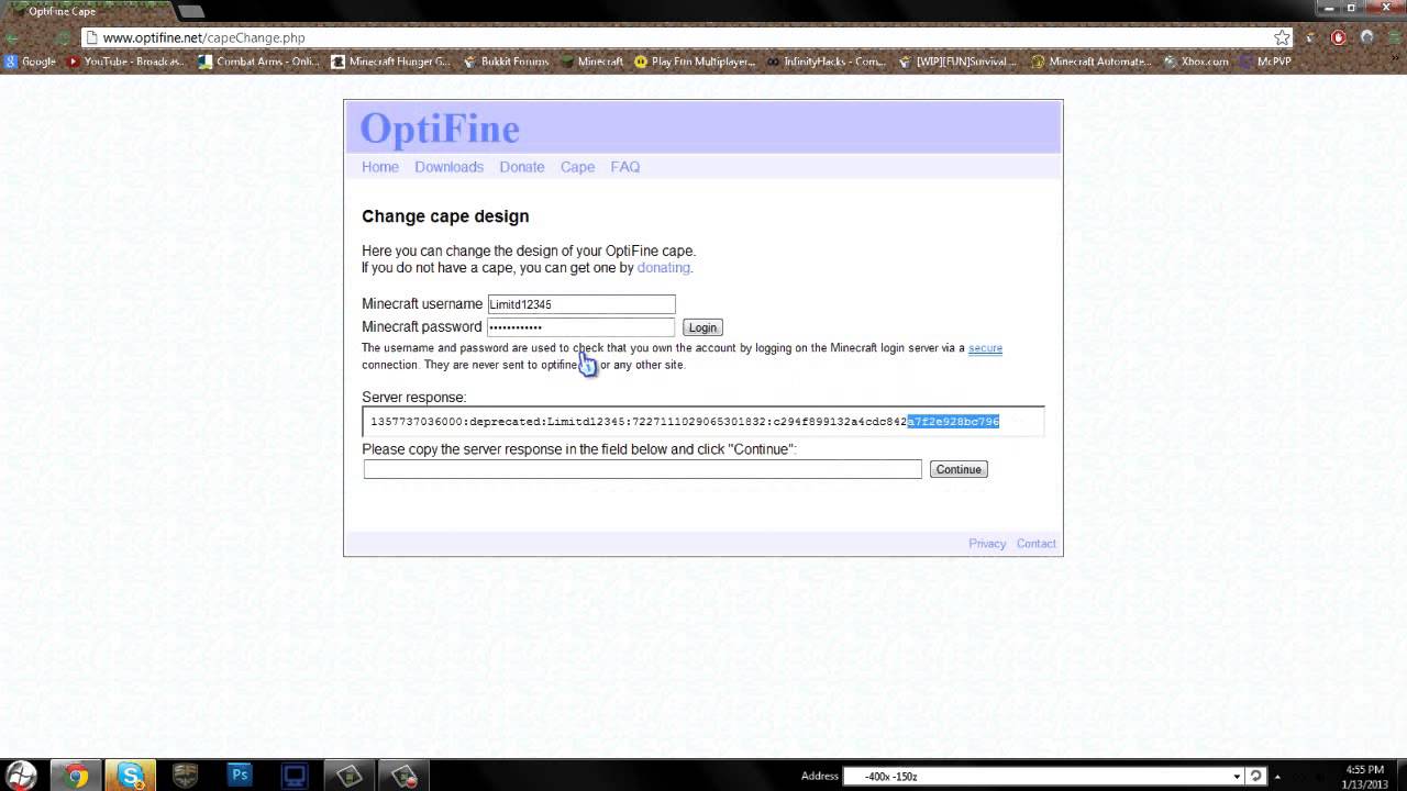 Minecraft Tutorials How To Change Your Optifine Cape By Bossclanofficial