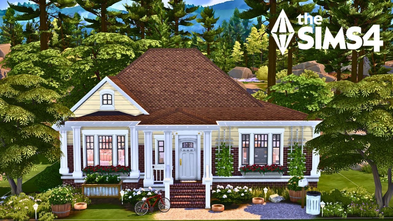 Teen Sibling’s Share house / the sims 4 speed build
