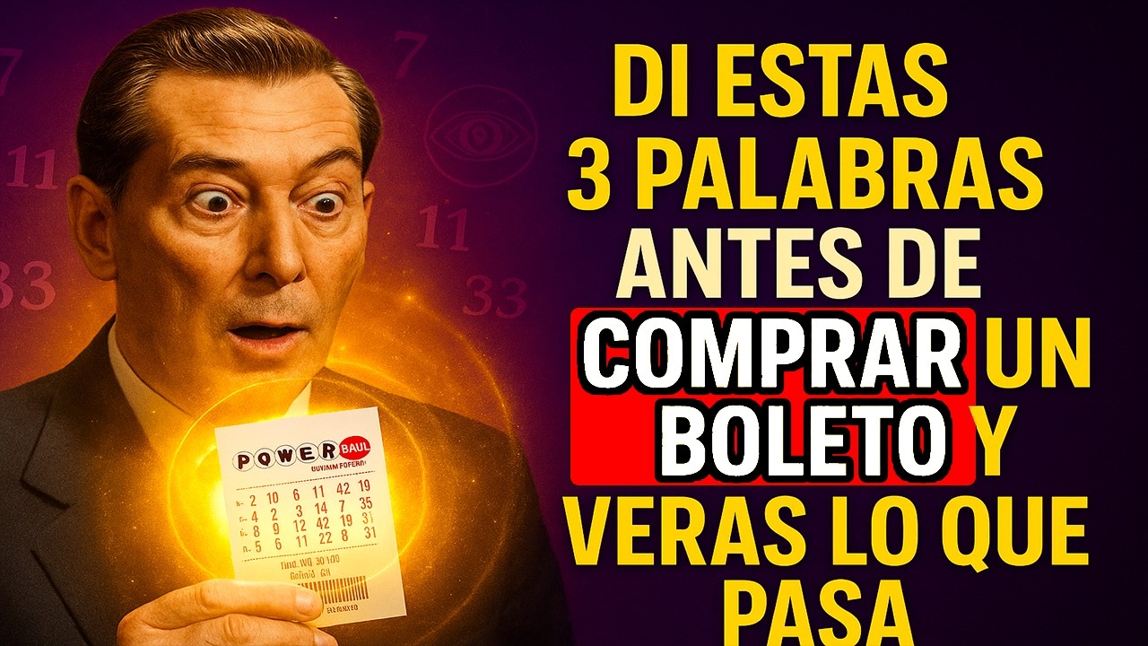 DI ESTAS 3 PALABRAS ANTES DE COMPRAR UN BOLETO Y VERÁS LO QUE PASA – Neville Goddard