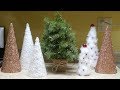 3 DIY DECORACIONES PARA NAVIDAD | Pinos de Navidad decorados