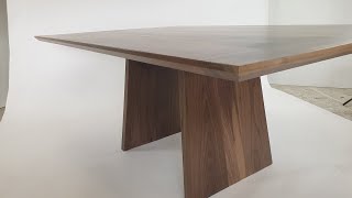 Comedor Hecho Con Madera De Nogal - Hazlo Tu Mismo!