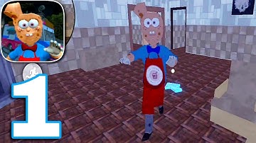 Hello Ice Scream SpongeBob Gameplay Walkthrough Part 1 || Level 1 to 4 ||