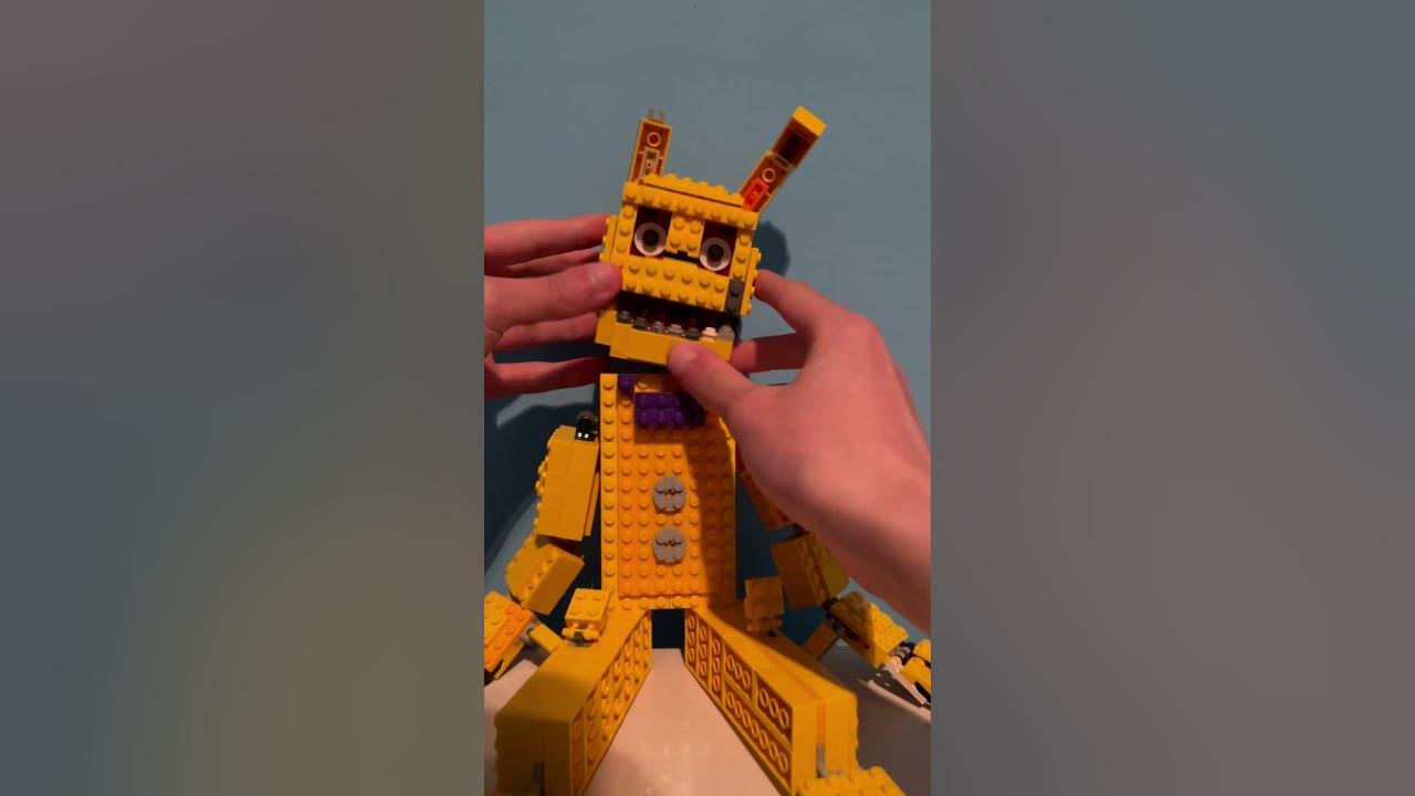 Spring lock failure in my Lego spring lock suit