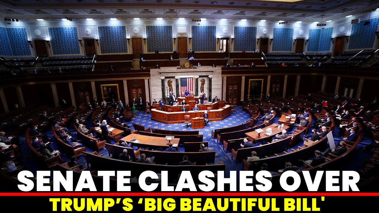 U.S. Senate in a session to consider Trump's 'One Big Beautiful Bill ...