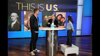 Justin Hartley Faces Off Against Macey Hensley in ‘This Is U.S.’ Game