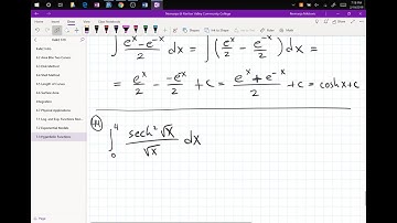 Nemanja Nikitovic Live Stream (Calculus2 7.3 Hyperbolic Functions)