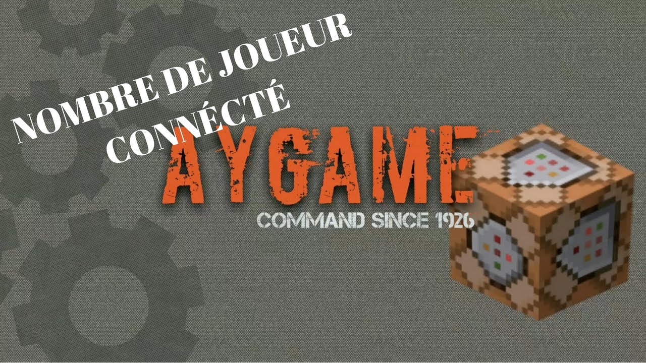 Afficher le Nombre de joueur connecté - Tuto #1 - YouTube