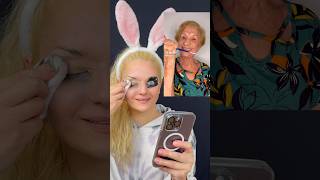 Behind the scenes. Easter Bunny gone bad #tutorial .Results #easterbunny #makeuptutorial #easter