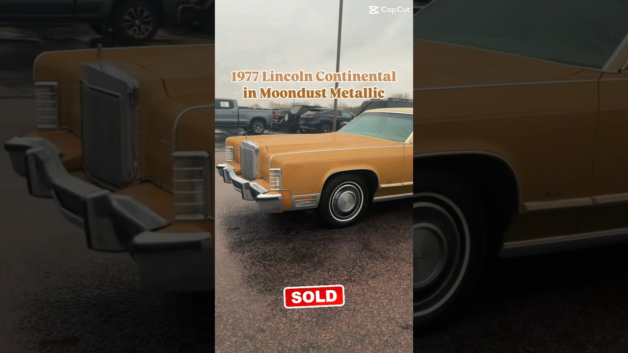 SOLD: The Original Land Yacht Has Set SailThis 1977 Lincoln Continental 