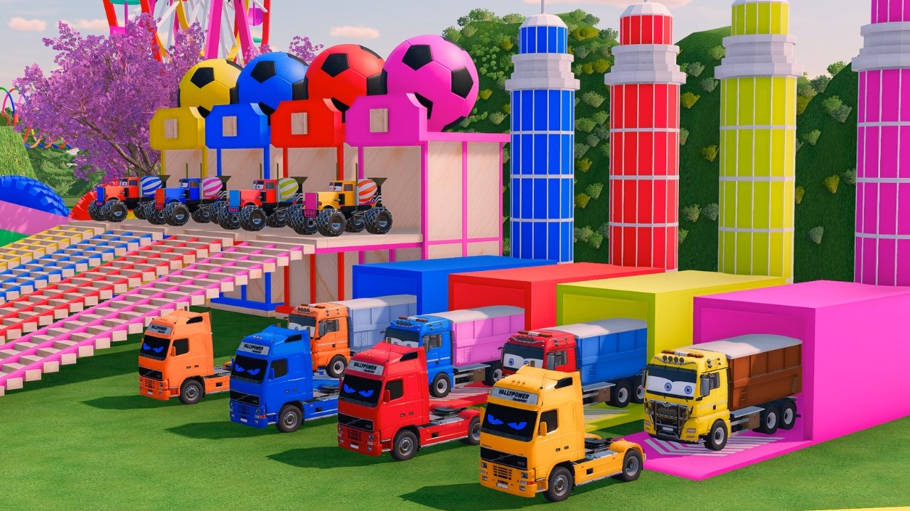 Transporting MONSTER Mixer Truck With Strong VOLVO Trucks! l Farming Simulator 22 #1