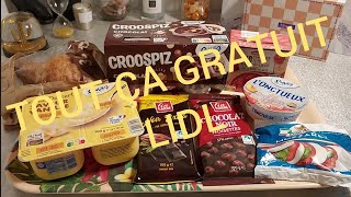 TOUT ÇA GRATUIT à Lidl 😉😁 mega bon plan 💰