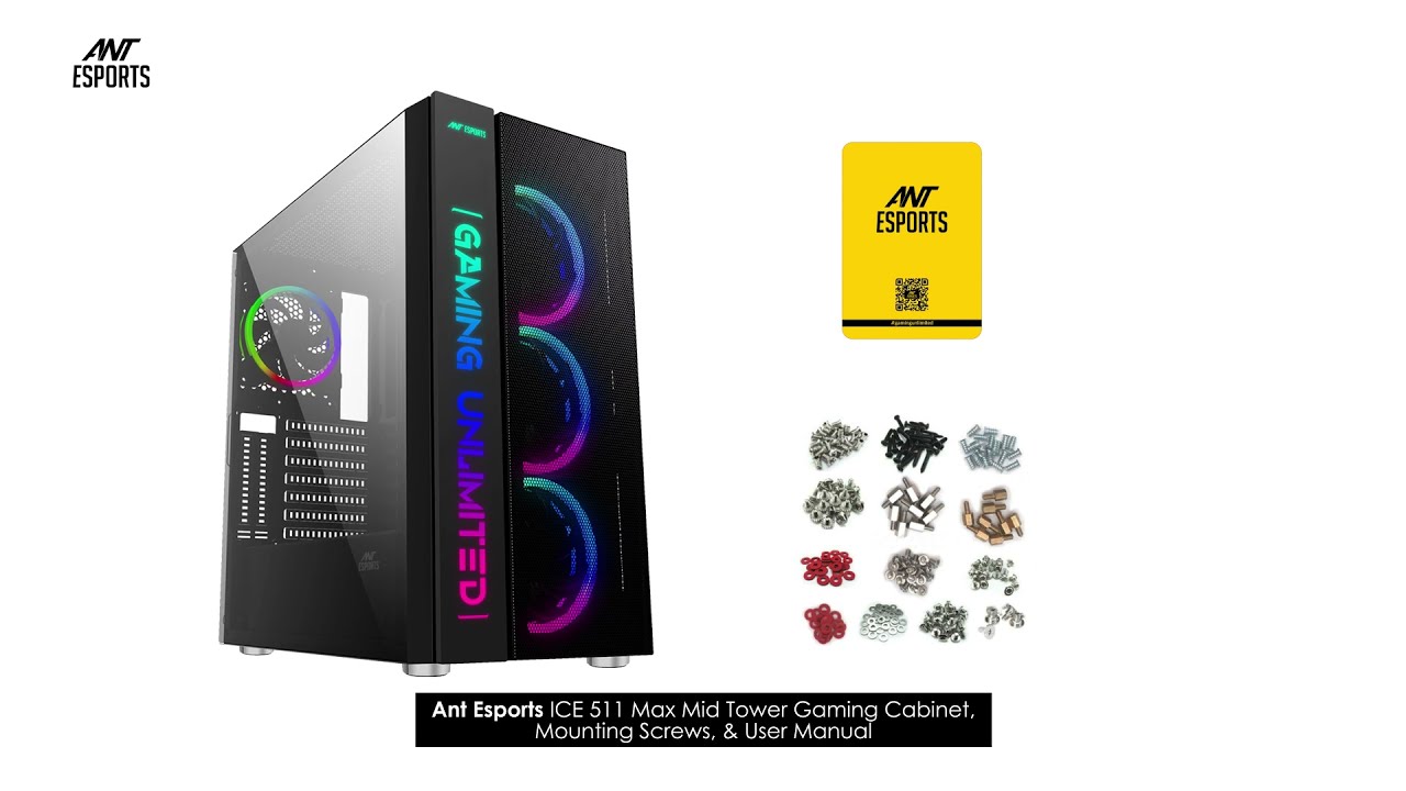ICE 511 Max Gaming Cabinet Specifications Video - YouTube