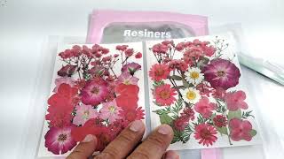 Resiners 58PCS Dried Pressed Flowers for Resin Supplies Amazon