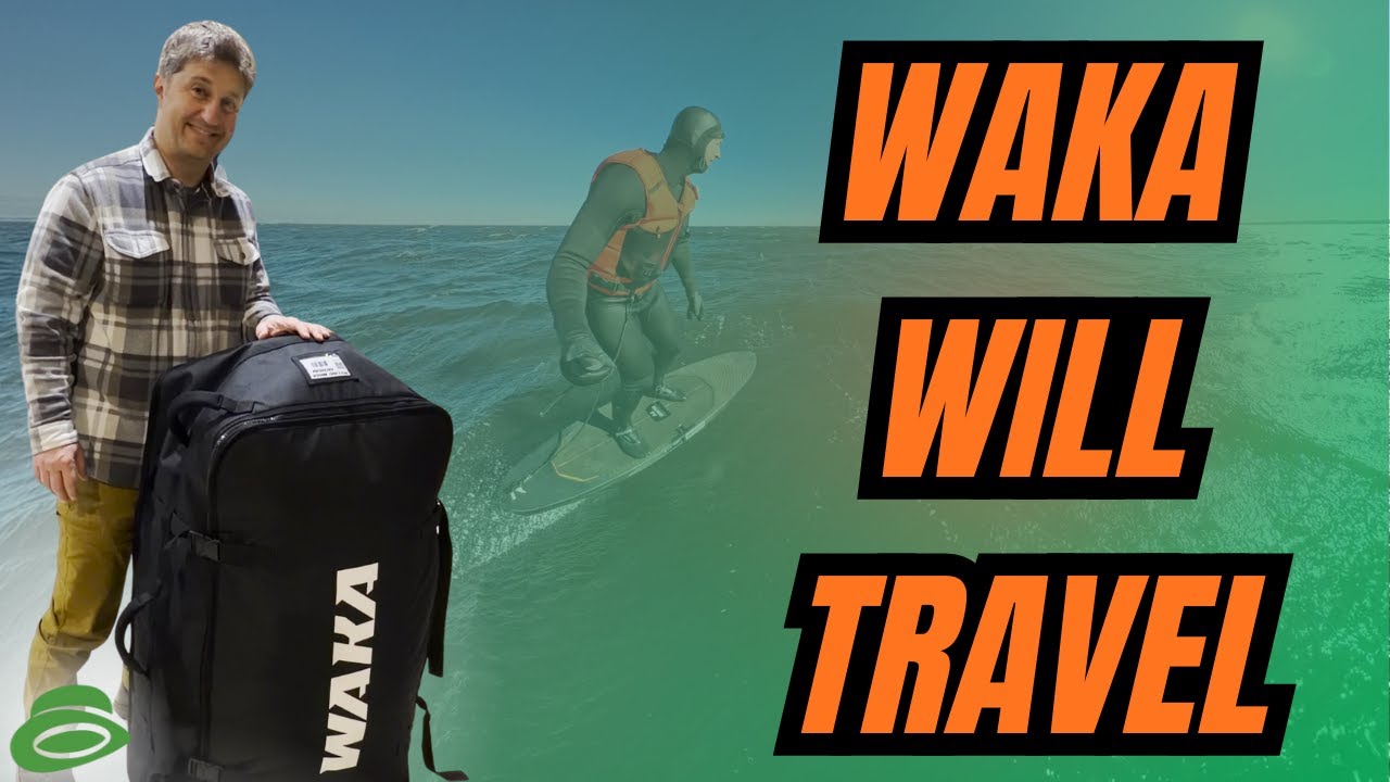 Waka Folding Foil Board Full Unboxing Weights Bags and Travel Setup