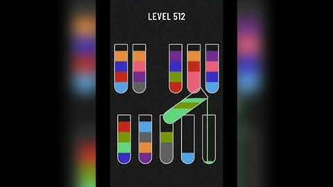 Water sort puzzle level 512