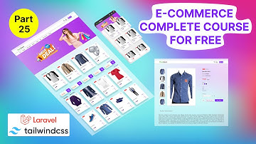 #part25  Fully Responsive Ecommerce Course FREE in Laravel 9 & Tailwind CSS | #DD4You