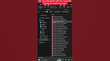 List PDF Files in CMD Fast! | Quick Command Prompt Hack | #shorts