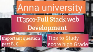 IT3501-Full Stack web Development important ques part B, C #cse#it#AIDS#fullstackwebdevelopment