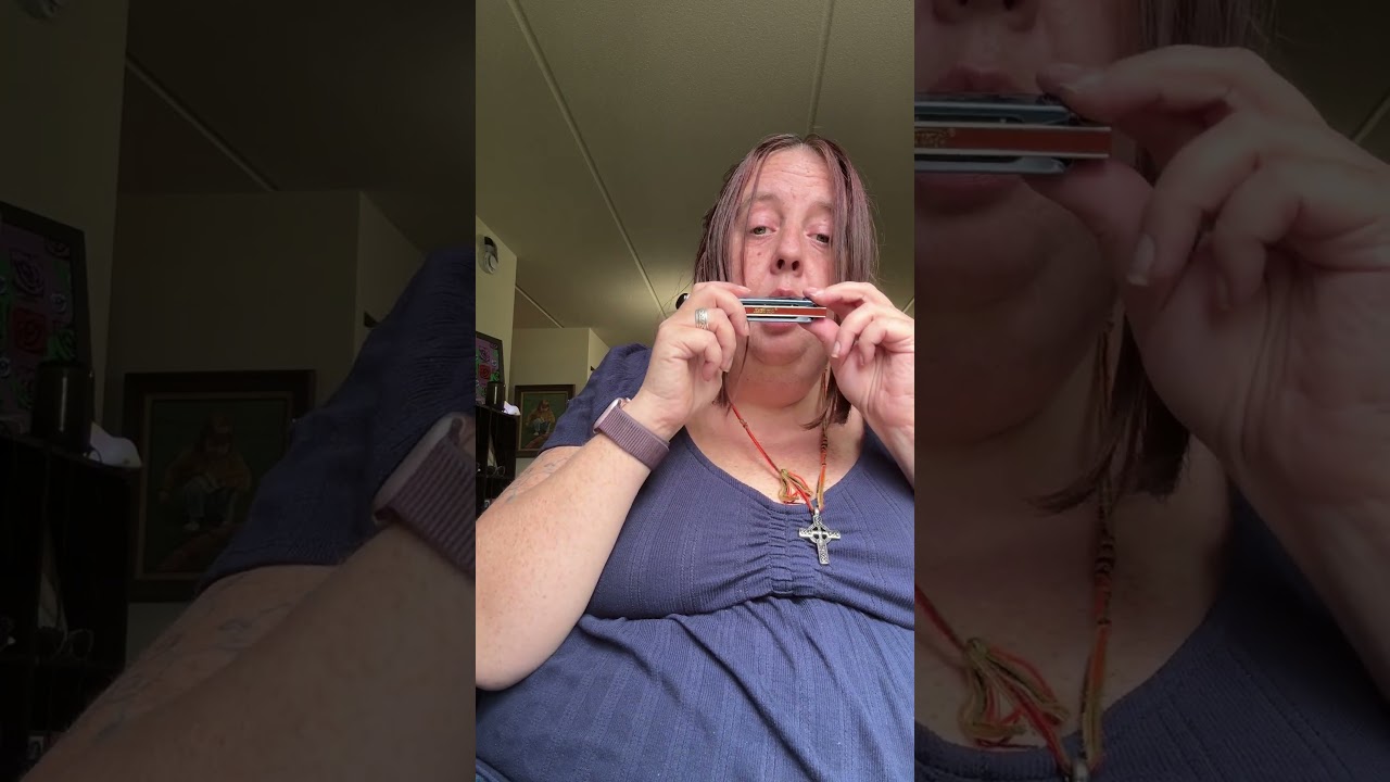 Freestylin on harmonica
