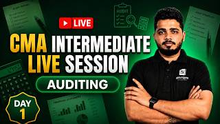 CMA Inter Auditing Live Day 1 | Paper 10 | Dec 2026 | CA Karthik | ArivuPro