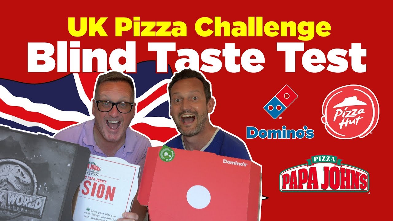 Pizza Hut vs Domino's vs Papa John's - UK BLIND TASTE TEST!