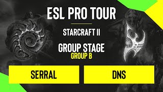 SC2 - Serral vs. DnS - DreamHack SC2 Masters: Fall - Group B - EU
