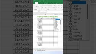 MS Excel- Date Formatting Trick- Advanced Users- Time Saving- HR and Payrol department usage #excel