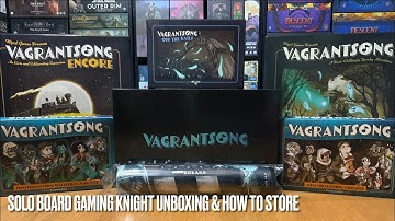 Vagrantsong Encore & Off the Rails Unboxing & Storage Solution - How To Store - SBGK