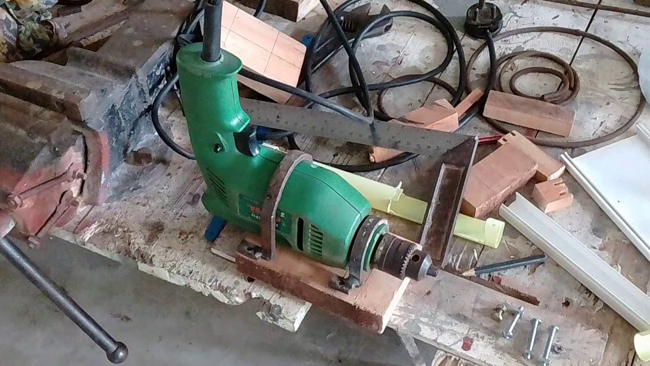 Making Drill Mount Bracket Part 2 YouTube