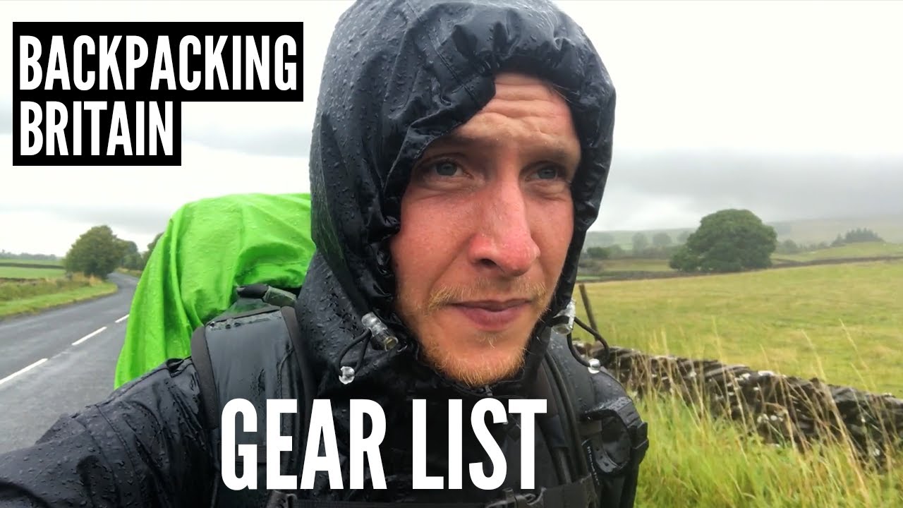 Backpacking Britain Gear List - YouTube