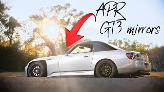 S2000 gets RACE GT3 Carbon Fiber mirros and MORE!!