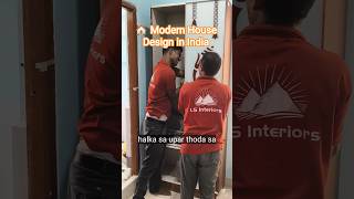 Modern Modular House Design in India 🏠 | Smart Interior Ideas #Shorts #modular #wardrop |
