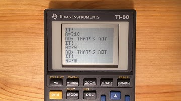 TI-80 Calculator - Wacky Fun Random Numbar Generator v1.00000069 Gameplay