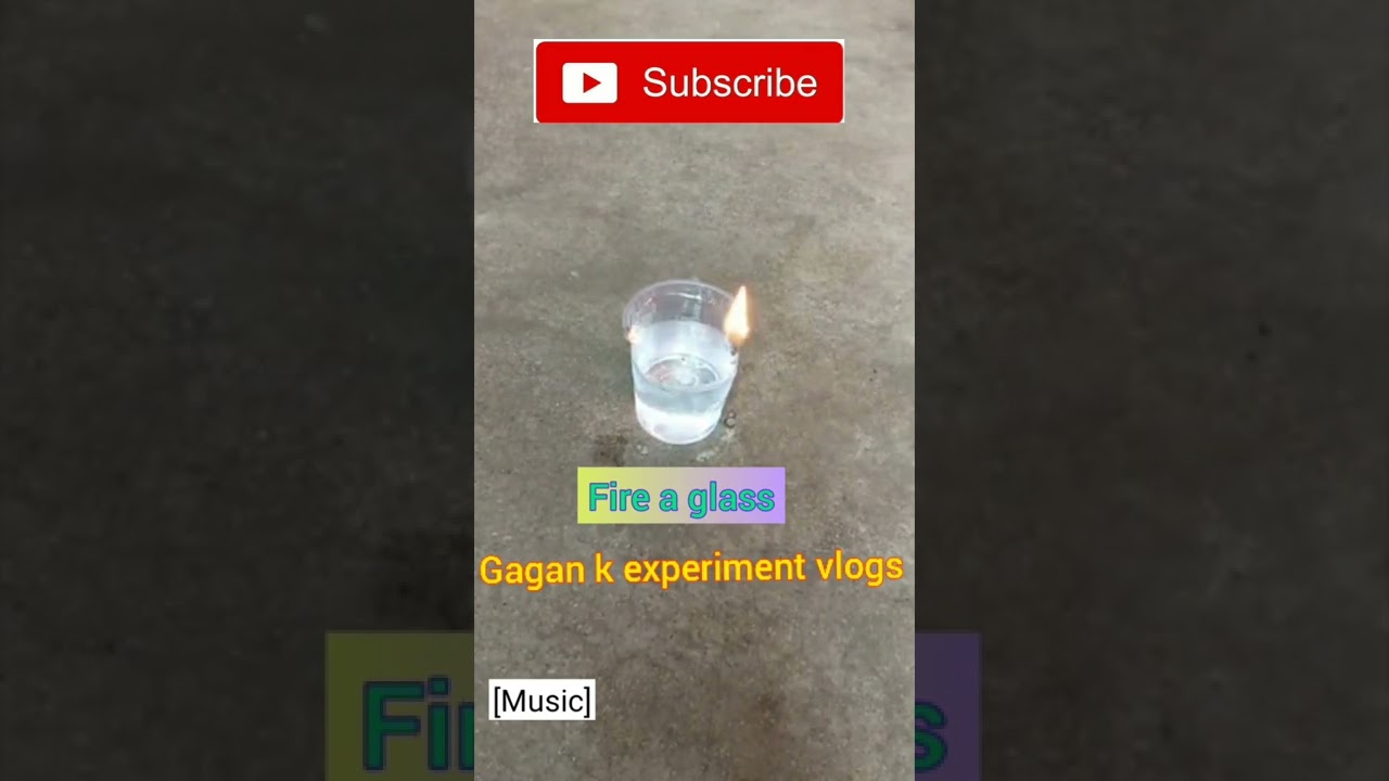 Glass vs fire || गीलाश और आग ||😱 