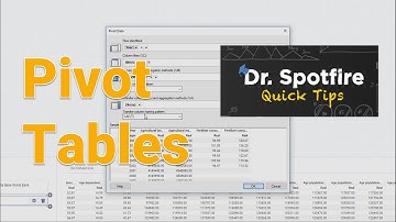 Pivot Tables in Spotfire