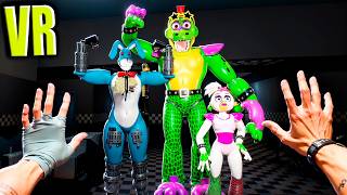 VR Animators Scare the Guard in BONELAB FNAF COOP GIGA MONTY GLITCHES