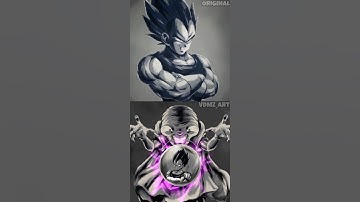 ULTRA MAJIN VEGETA FAN-MADE VS ORIGINAL INK BRUSH ANIMATIONS! #dragonballlegends #dblegends