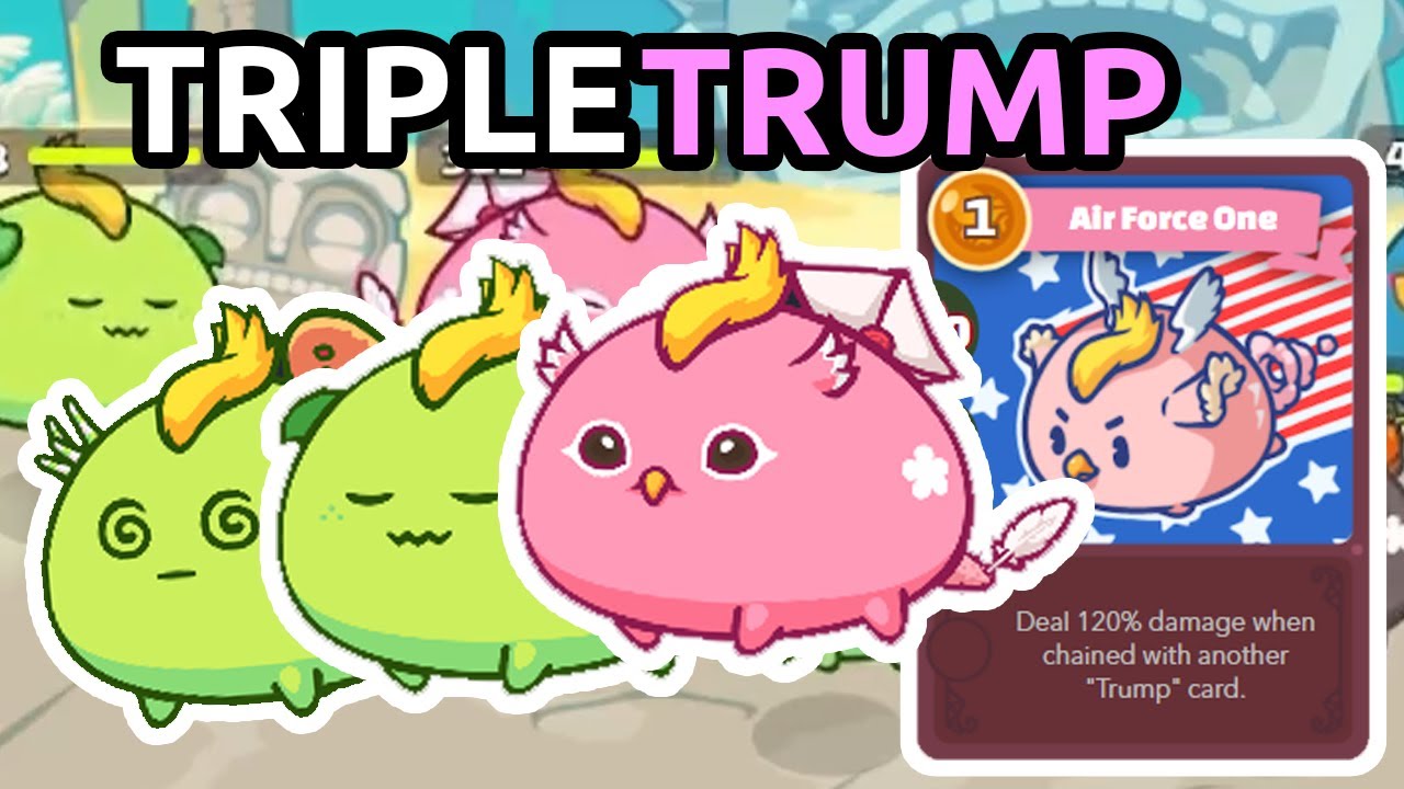 Triple Trump! - 1655 MMR S19 Gameplay | Axie Infinity