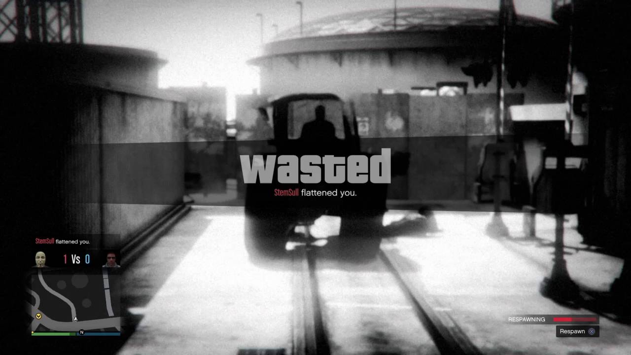 Grand Theft Auto V Chopped Wheelin death