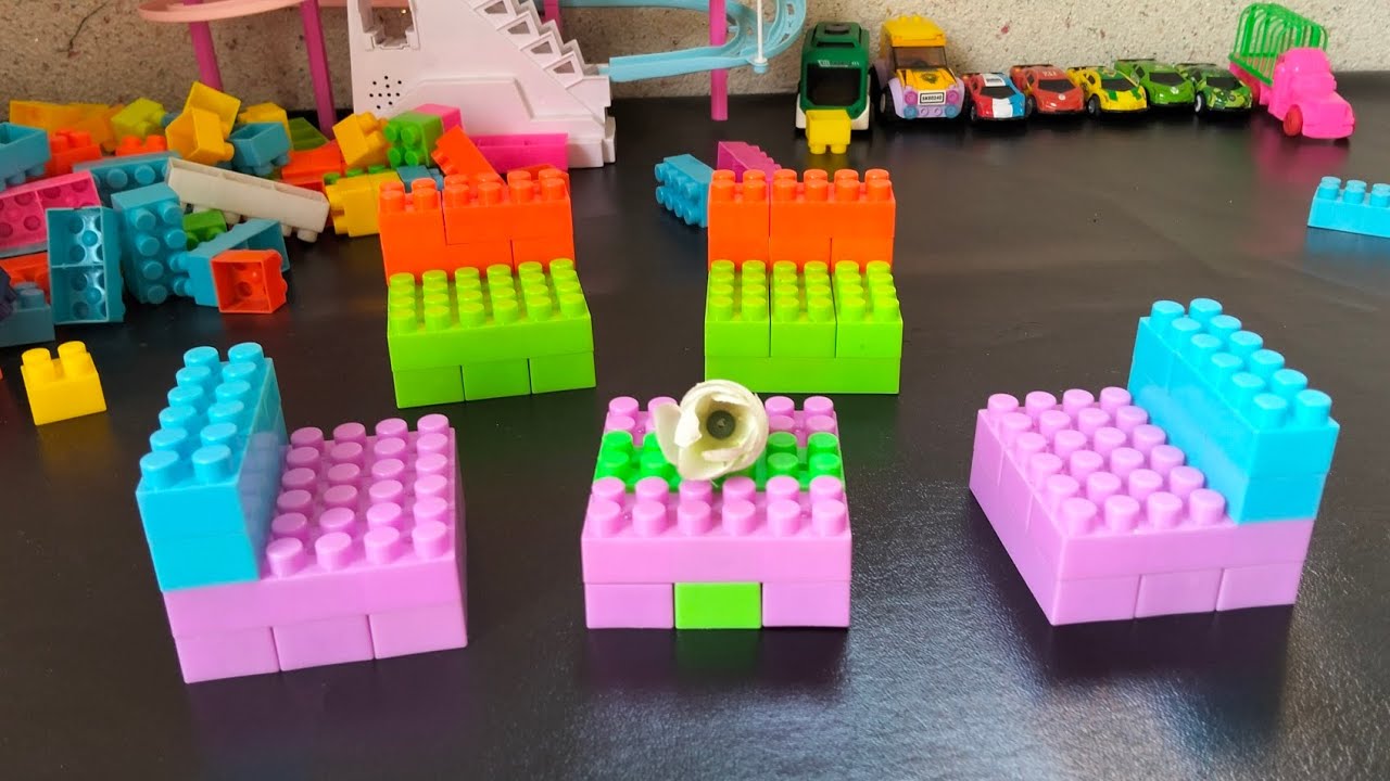 Relaxing Amazing Satisfying DIY Lego Chair Table | ASMR Sounds | Building block | Lego blocks 