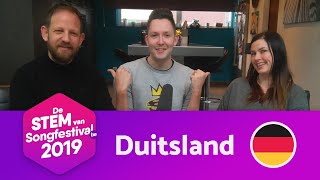 Eurovision 2019 Germany Reaction Video In Dutch - Songfestival.be